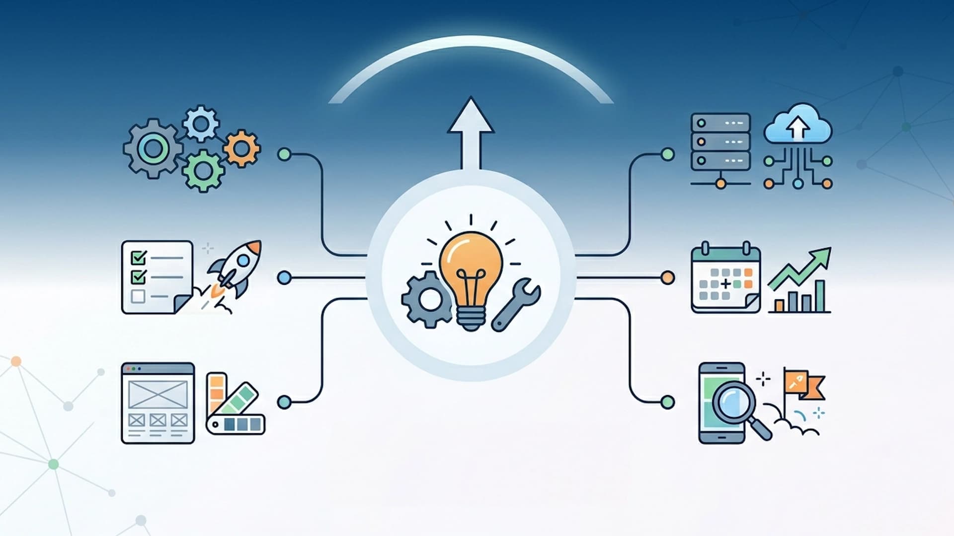Cartoon founder calculating MVP development costs