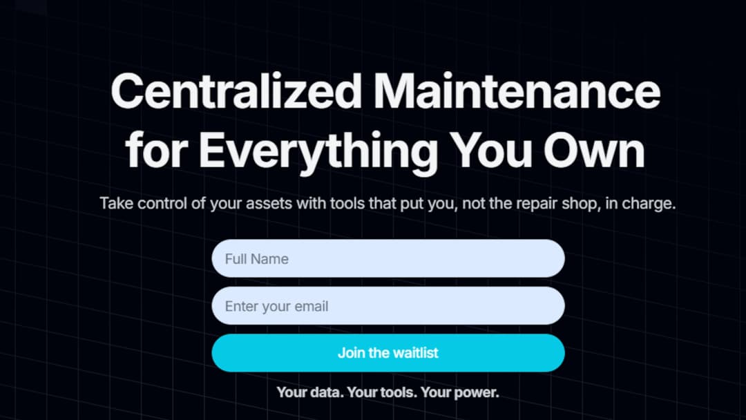Centralized Maintenance